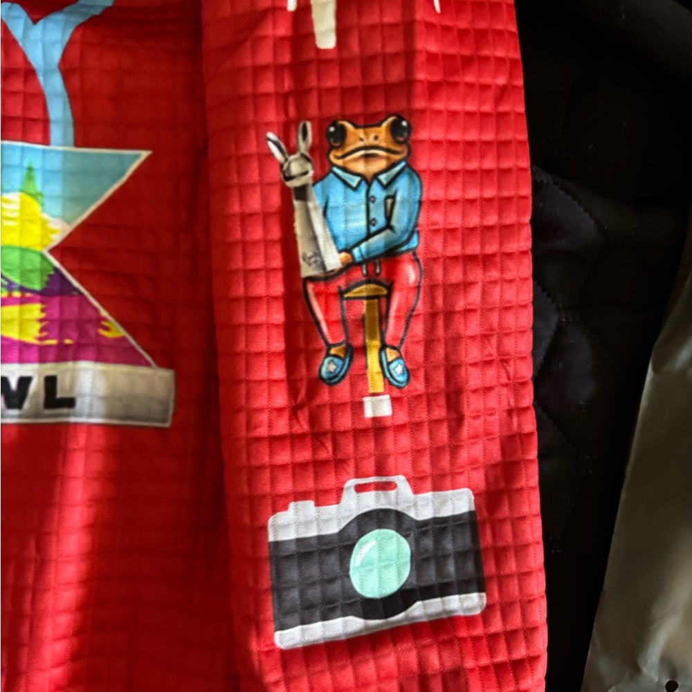 Super Bowl bad bunny hoodie red - Picture 2 of 5